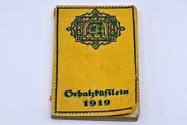 Antiker Kalender "Schatzkästlein" 1919, Pestolozzikalender