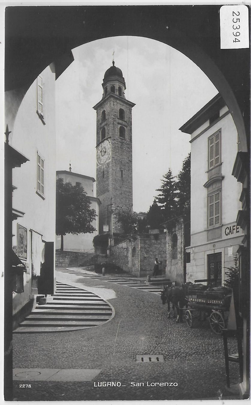 Cartoline postali: Lugano - Cattedrale San Lorenzo – Antico da Ettingen venduto da Kartenplanet