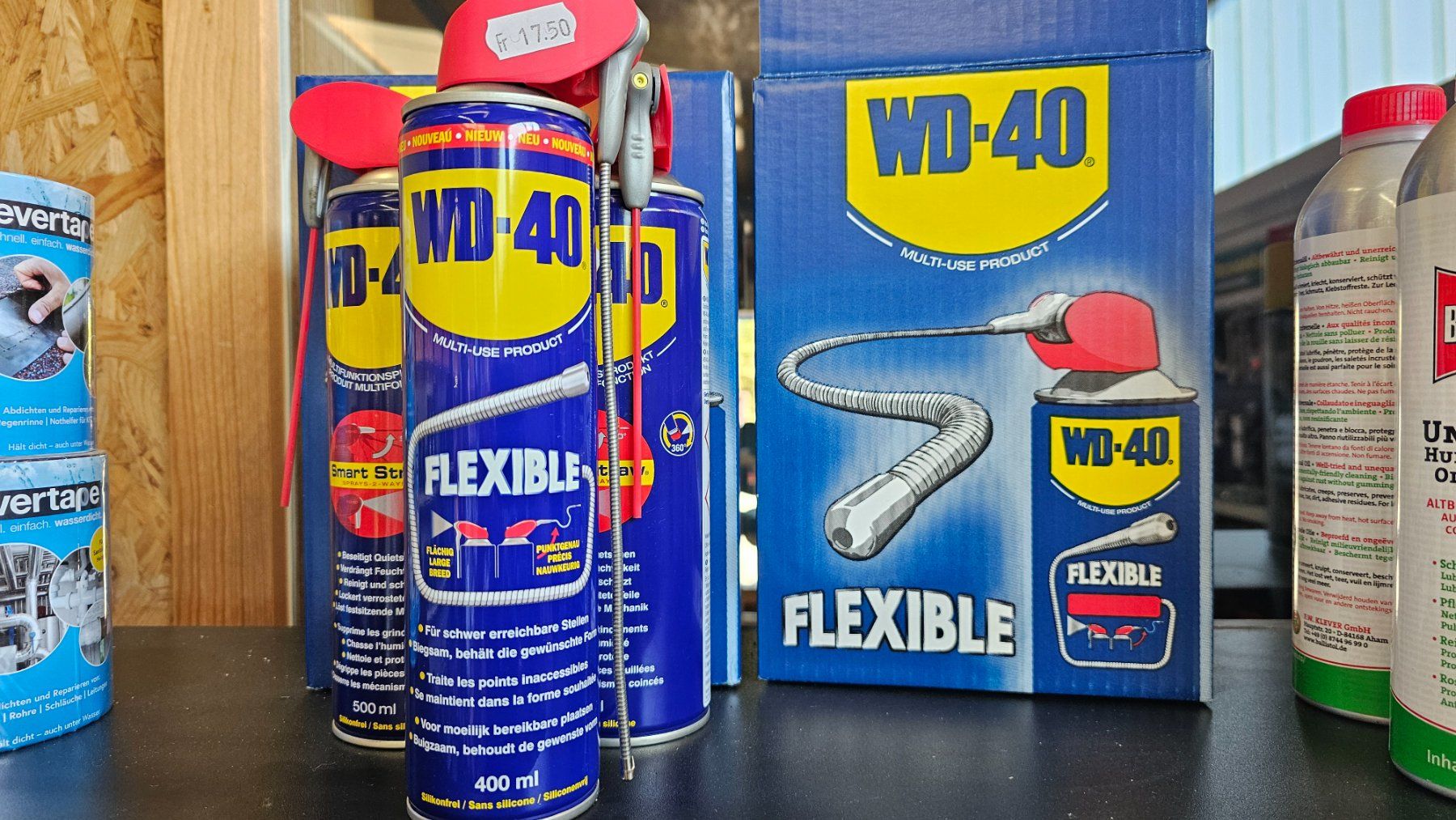 Alle Werkzeuge: WD 40 Flexible, Universalöl, 400ml – Neu und originalverpackt aus Koppigen von Bracher_Mail-House