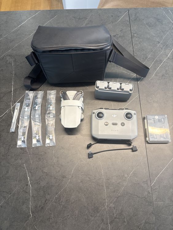 Kit Accessoires 5 En 1 Pour DJI Mini 4K - Sac, Héliport, Support Hélice, Dragonne, Housse Silicone, Rangement Et Protection