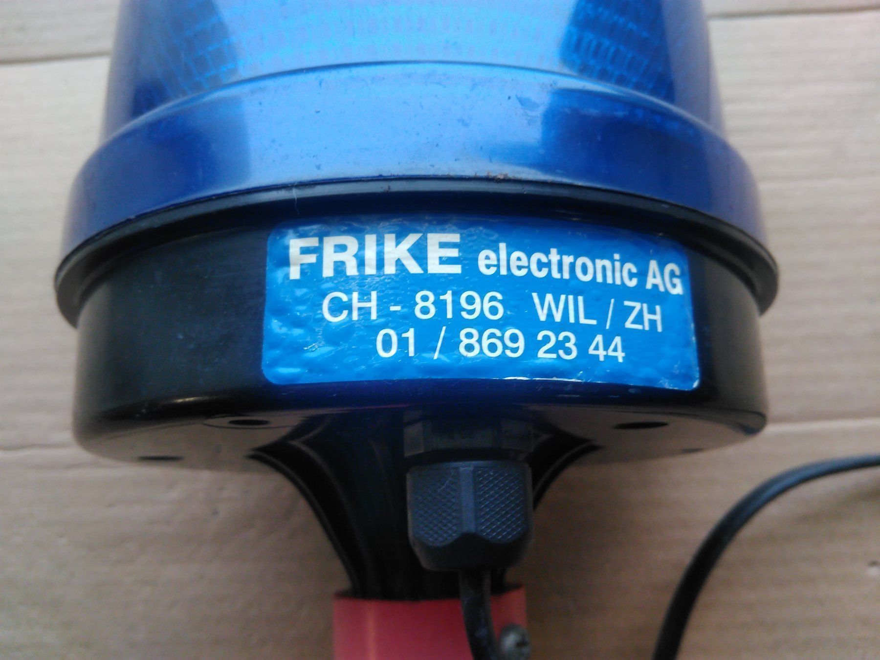 Lampade: Beacon-Kranleuchte 220 Volt Blau – Usato da Zihlschlacht venduto da Kreis68 1