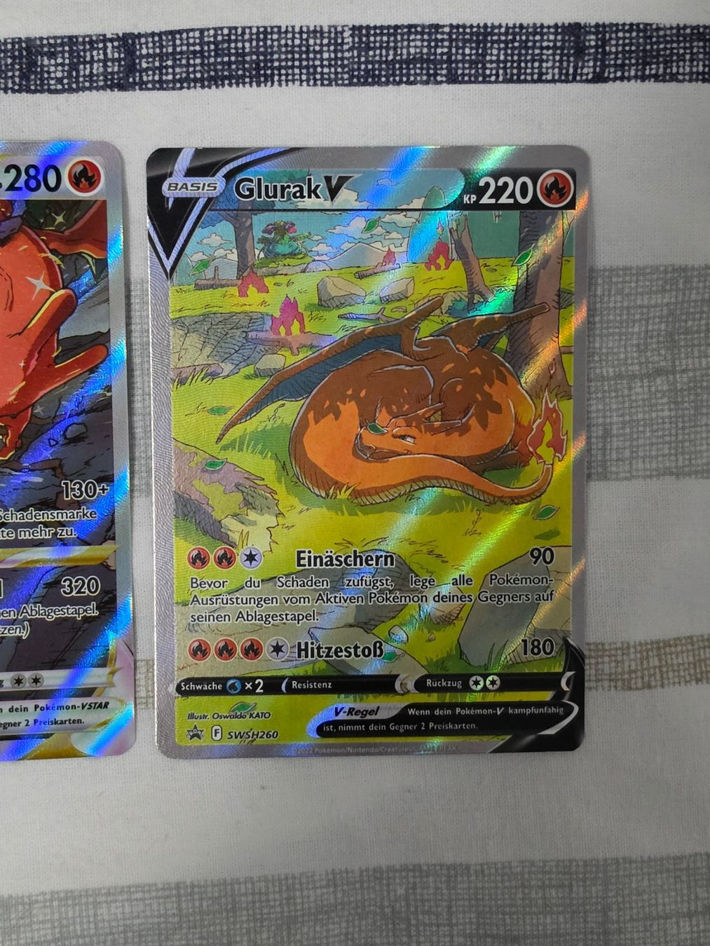 Pokémon Sammelbilder & Trading cards: Glurak V 260 & Glurak VSTAR 262 – Gebraucht aus Binningen von oscark77 2