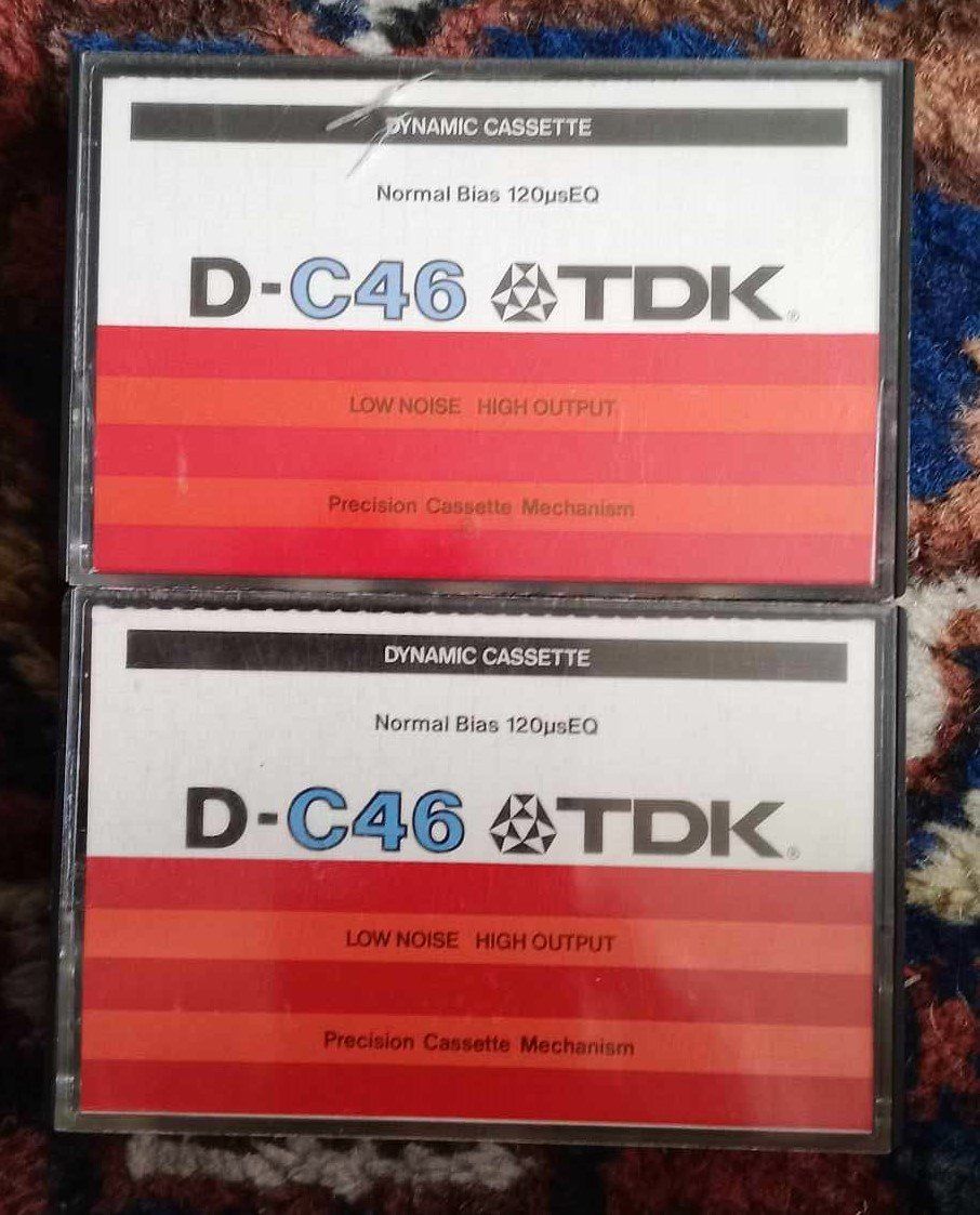 Kompaktkassetten: TDK D-C46 - cassettes / kassetten MC - 2x – Gebraucht aus Le Locle von borgespatricia