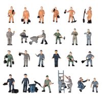 25 Modell Figuren Gleisarbeiter Arbeiter