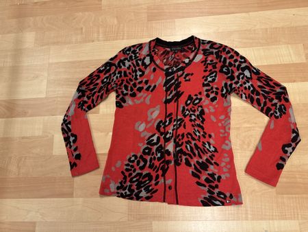 Escada Damen Strickjacke, Grösse S, Wolle Seide