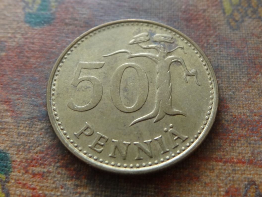 Alle Münzen: FINLANDE  50  Pennia  1981 – Gebraucht aus Romanel-sur-Lausanne von Swift13 1