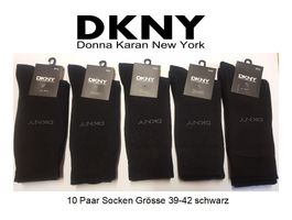 Socken DKNY 10 Paar Grösse 39-42 - schwarz - Neu