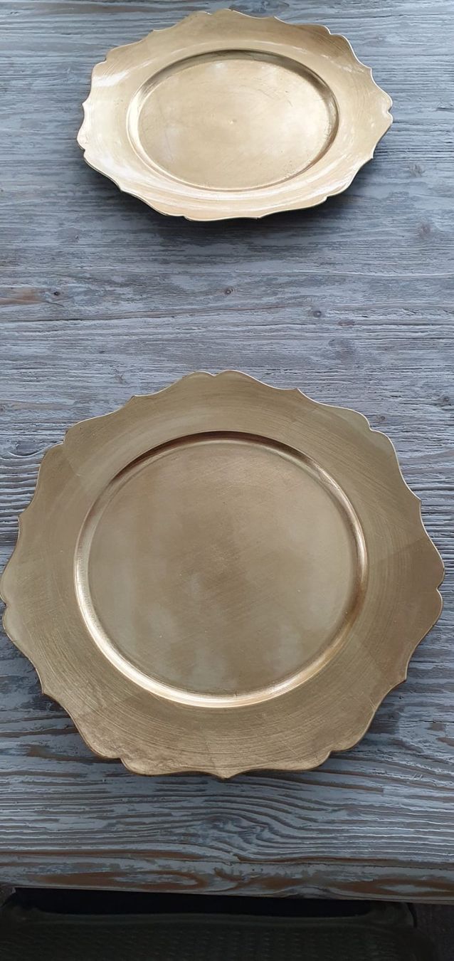 Piatti di portata: 8 sets de table décoratives (33 cm diamètre) - – Usato da GENEVE venduto da goldforall