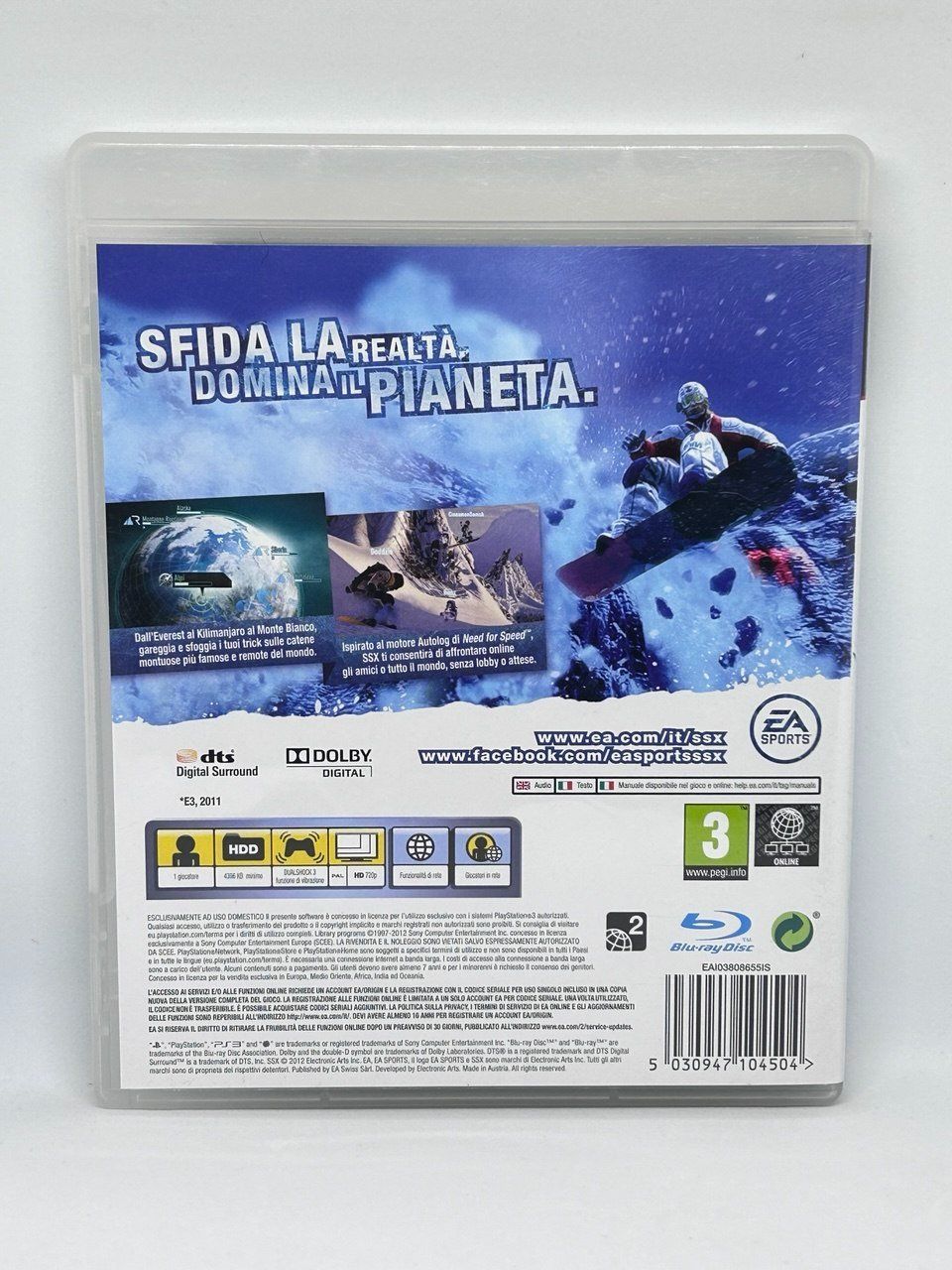 Sony Giochi: SSX per PlayStation 3 – Usato da Giubiasco venduto da LorisVale 1