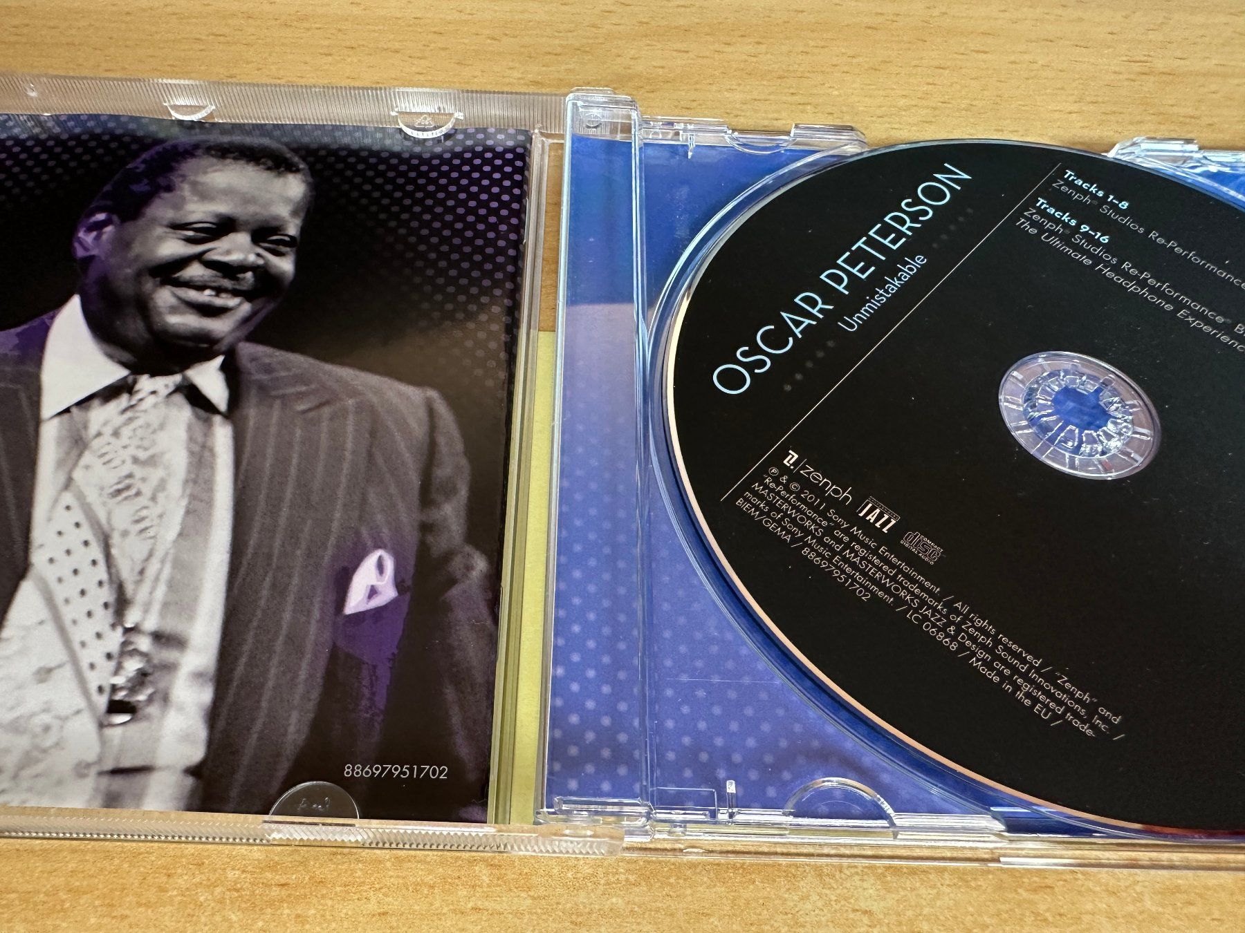 CD: Oscar Peterson – Unmistakable – Usato da Rikon im Tösstal venduto da Alpenmutz 2