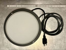 SIMES S.6950N Wandaufbauleuchte Schwarz IP44 40 Zeichen