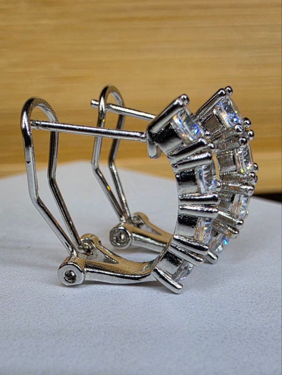 Orecchini pendenti & Orecchini a lobo: Boucles d'oreille argent avec zircons – Nuovo e nell'imballaggio originale da Reconvilier venduto da MARCLAT 3