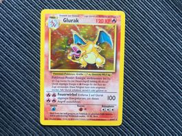 Pokemon Glurak holo Base Set deutsch