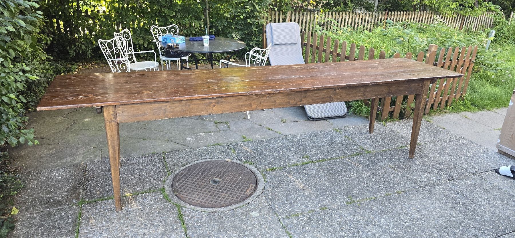 Tavoli: Holztisch,  Biedermeier Esstisch,  alter Tisch – Usato da Zürich venduto da Reni8048 2