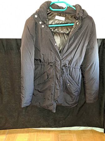 Vestes noires d'hiver pour enfant 158, Doudoune noire 152