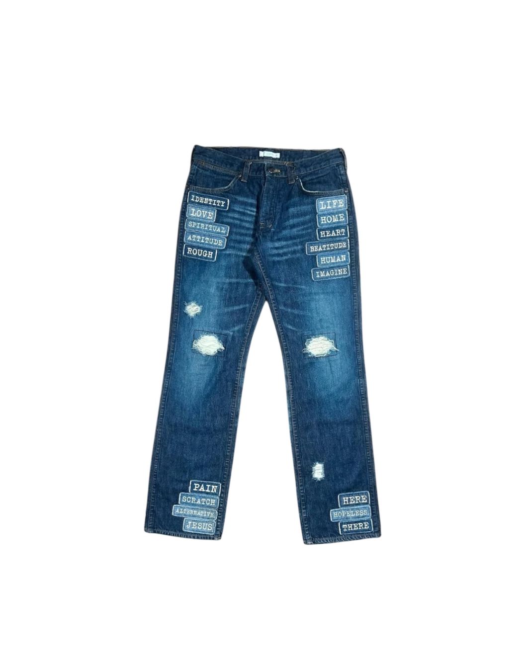 Jeans: Number (N)ine SS02 Patch Washed Denim – D'occasion à Thierachern par n.webl