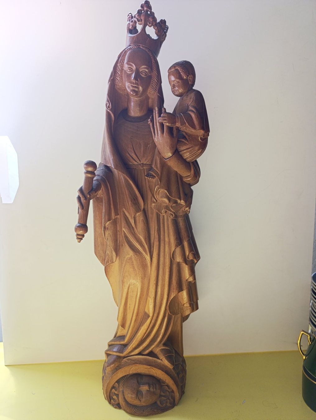 Skulpturen & Statuen: Madonna mit Kind 60cm ,von E. Thomann  Brienzer Schnitzer – Neu (gemäss Beschreibung) aus zofingen von Blume14