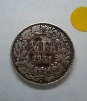 1/2 Franken Silber 1931