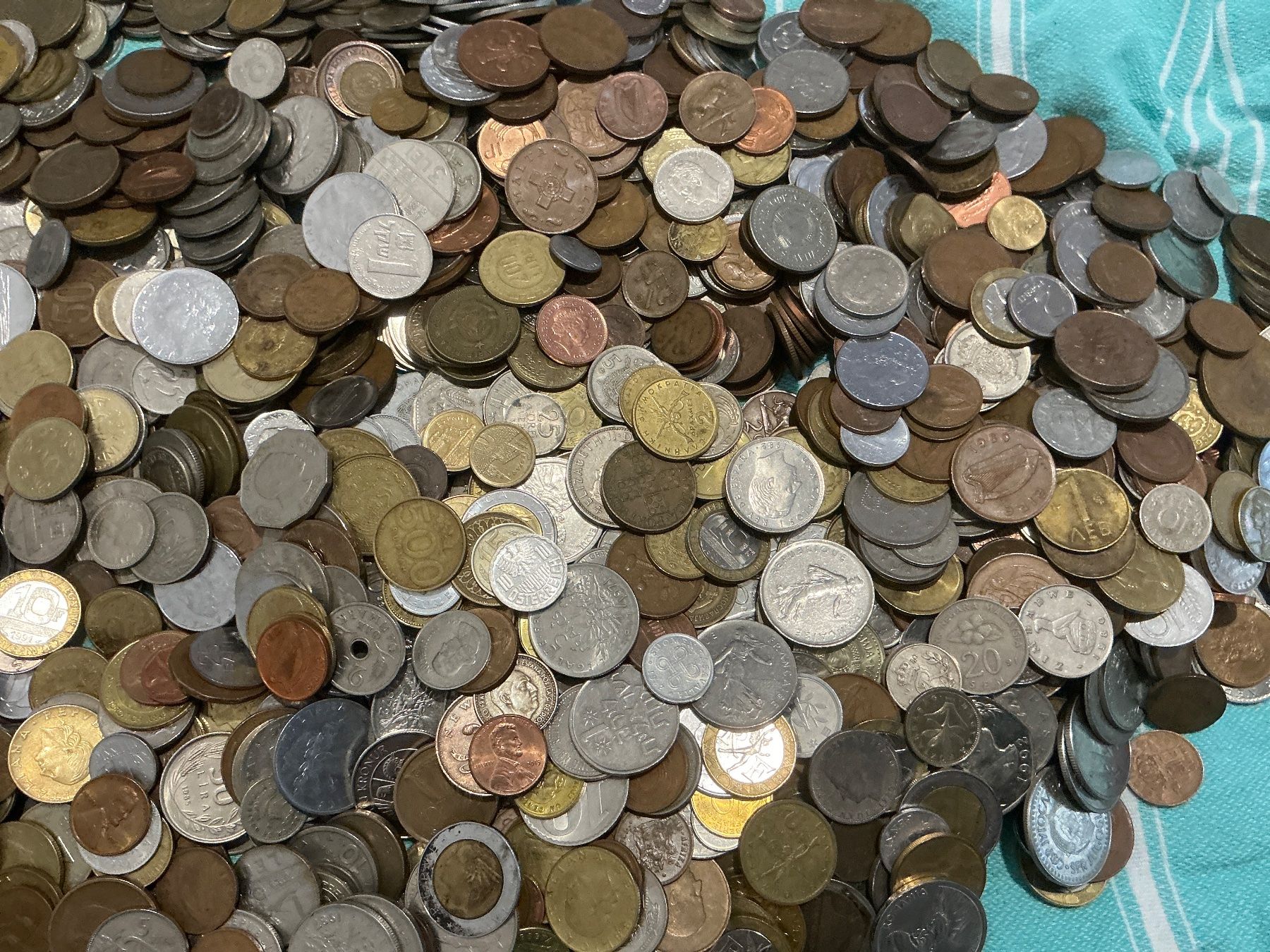 Alle Münzen: 9 Kg weltweit Lot I – Gebraucht aus Dietikon von Numi2000 3