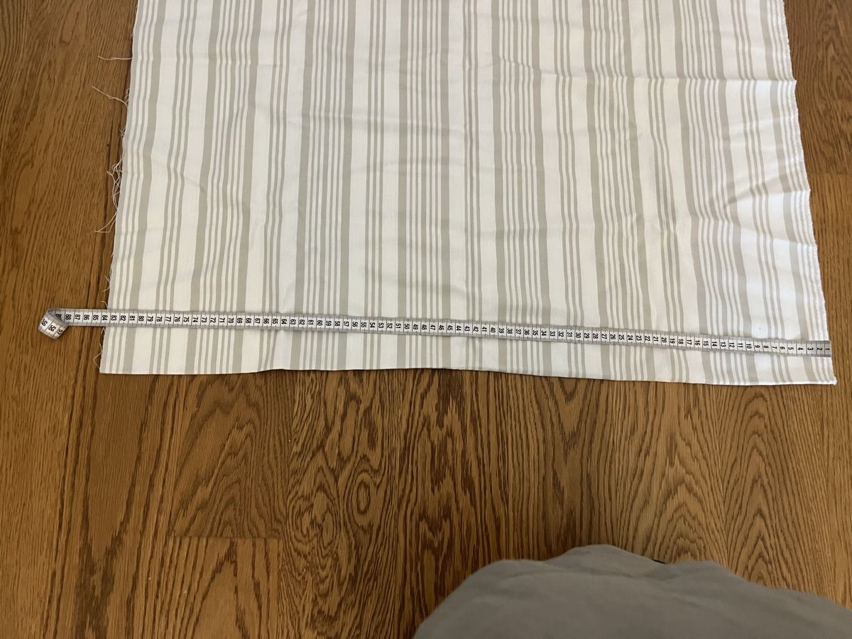 Tessuti: Gestreifter Stoff beige 150 × 160 cm – Nuovo (secondo la descrizione) da Zürich venduto da car_cr6w 2