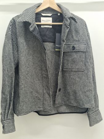 Marc O'Polo Hemdjacke schwarz weiss Grösse 34 neu exklusiv