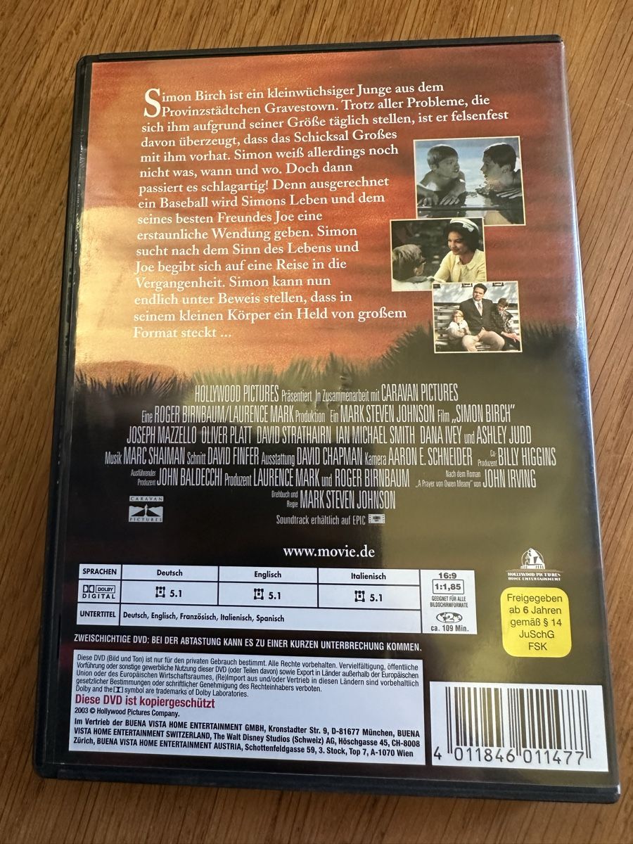 Tous les DVDs: Simon Birch dvd  – D'occasion à Benken ZH par Audi-erich 1