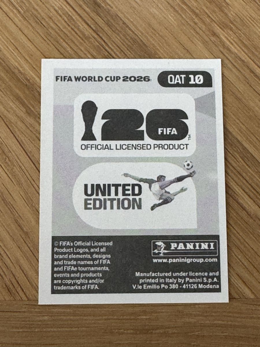 Panini Sammelbilder & Trading cards: Panini 2026 QAT 10 – Neu (gemäss Beschreibung) aus Grand-Lancy von cyr_n5ky 1