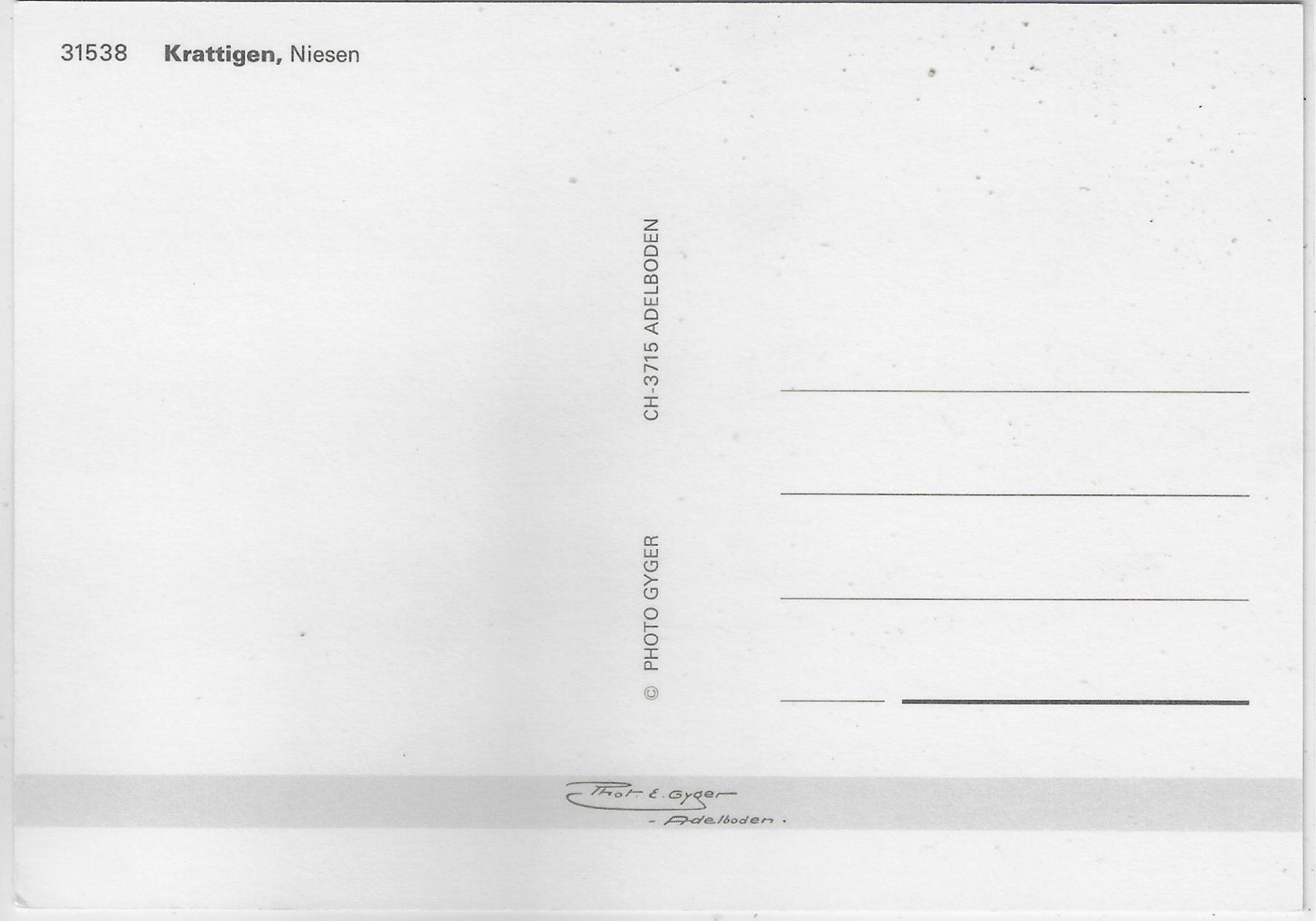 Cartoline postali: Krattigen - Generalansicht – Usato da Ettingen venduto da Kartenplanet 1