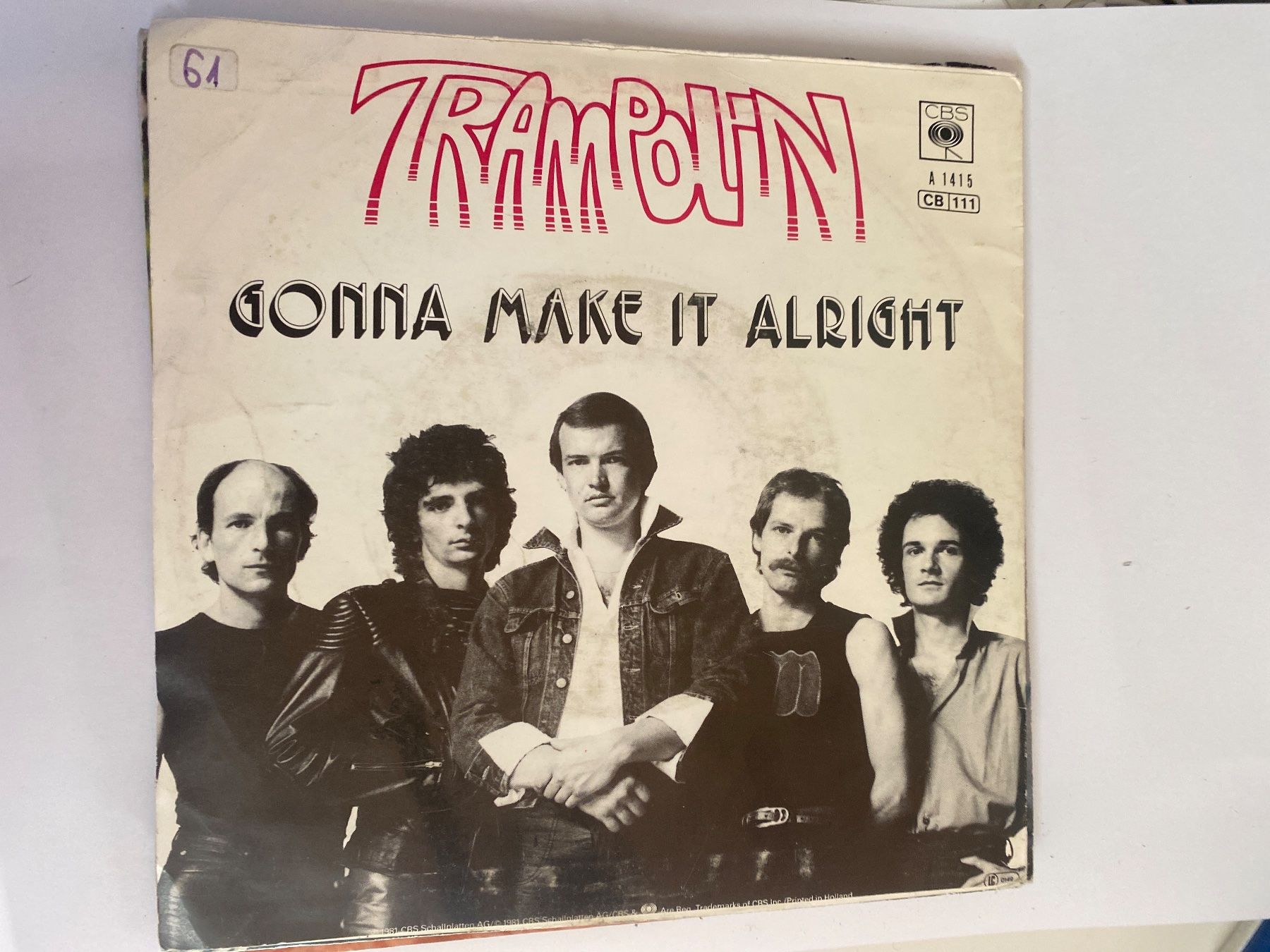 Dischi in vinile: Trampolin - 45 tours - Gonna Make It Alright – Usato da Le Brassus venduto da cinema13 1