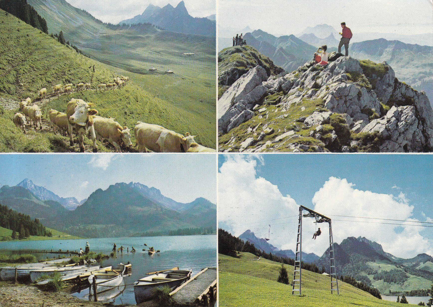 Ansichtskarten: Schwarzsee 1973 – Gebraucht aus Bürglen TG von StampGraf