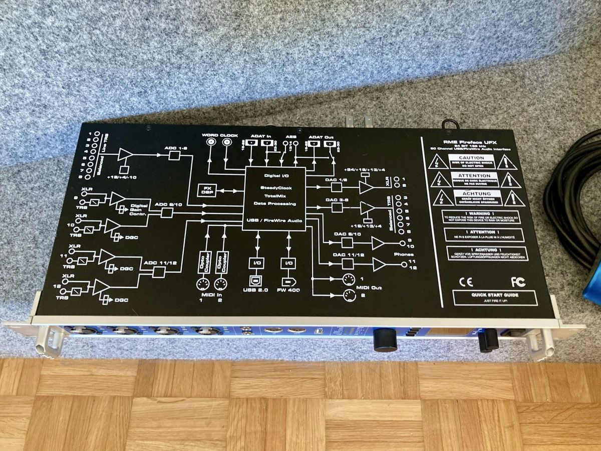 RME Studioequipment: RME Audio Interface UFX inkl. ARC Remote Control – Gebraucht aus Glattfelden von Pedals 5