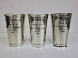 Zinnbecher 411gr Zinn zum basteln Zinngiessen Silvester
