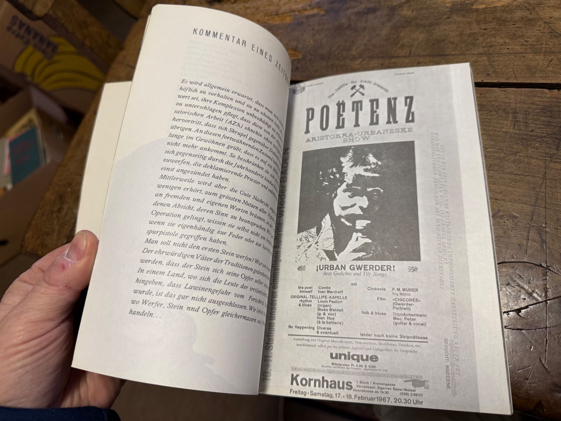 Libri: 1967 Urban GWERDER TILT signiert oder Widmung – Usato da Bern venduto da Jwpm66 6