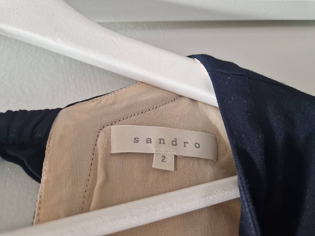 Sandro Vestiti: Dunkelblaues Minikleit von Sandro Gr.2 – Usato da Zürich venduto da ninni_me 1