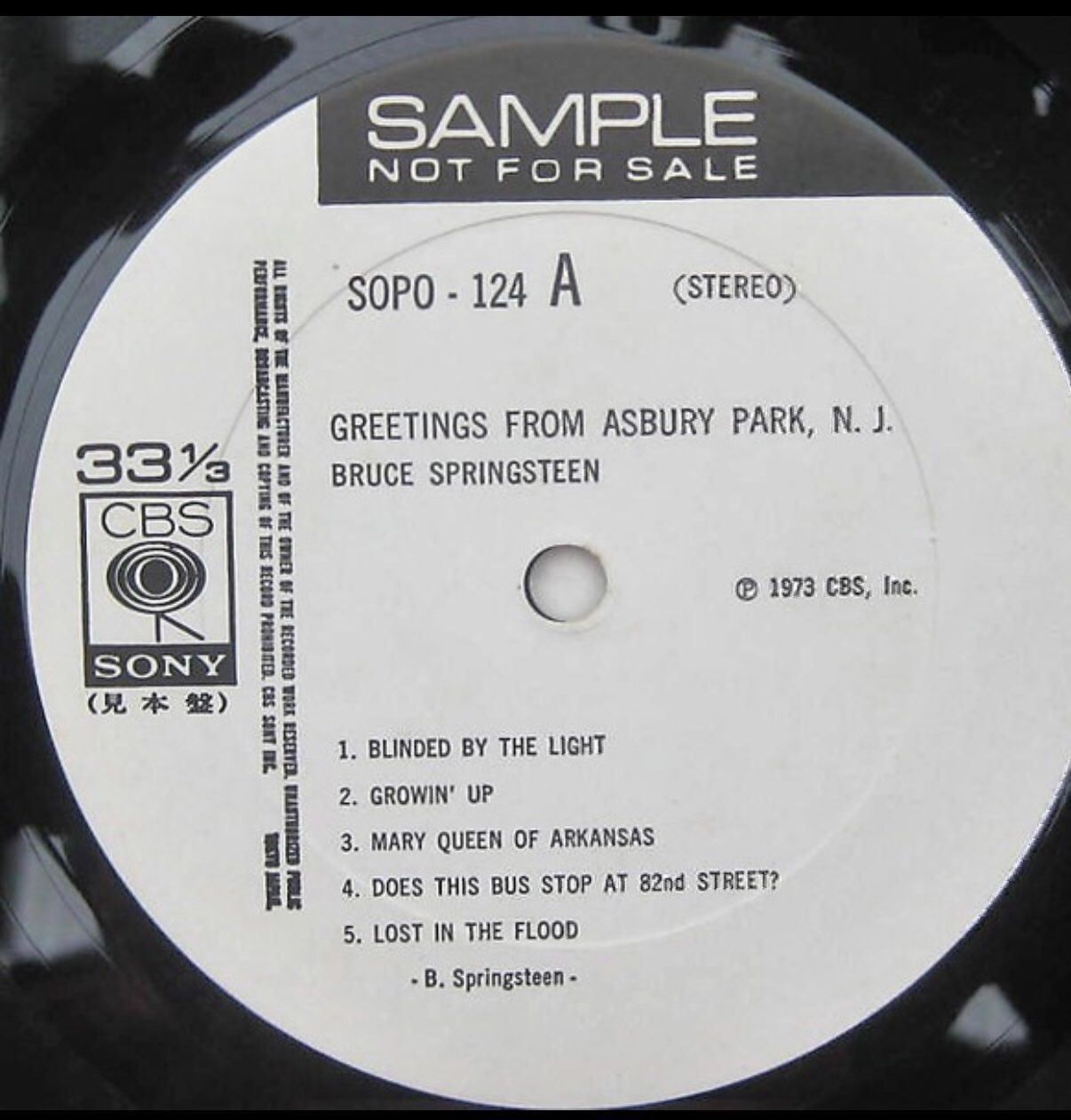 Dischi in vinile: B.Springsteen Greetings From Asbury – Usato da Le Lignon venduto da Aladdin67 4