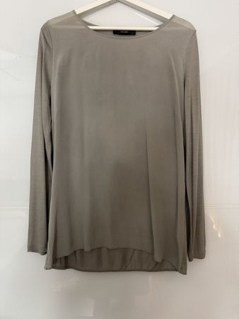 Hallhuber Langarm Shirt in der Grösse L in grau