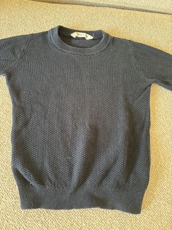 Pull enfant Mango bleu marine taille 5-6 ans 116 cm