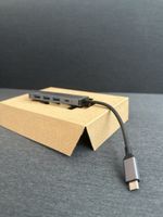 USB C Hub 4 Port Grau neu