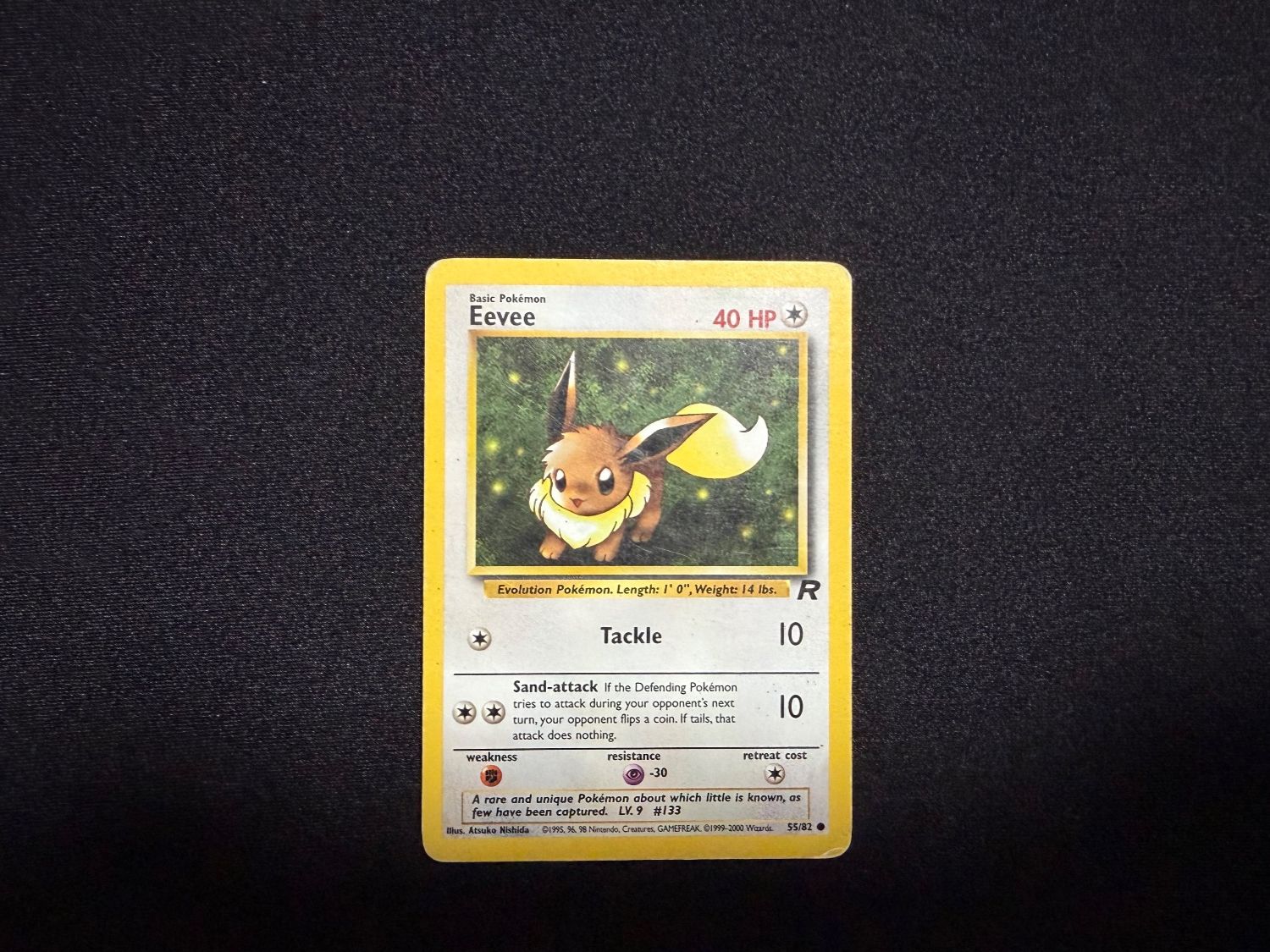 Pokémon Carte collezionabili: Eevee / 55/82 / Team Rocket – Usato da Zürich venduto da mountainwizard00