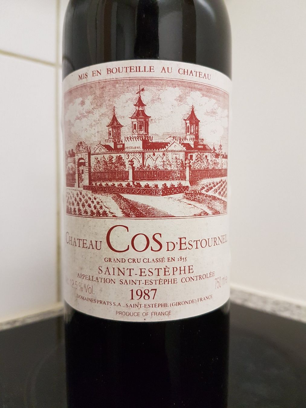 Cos Wein: Château cos d'Estournel  1987 – Neu (gemäss Beschreibung) aus Grenchen von poggione 1