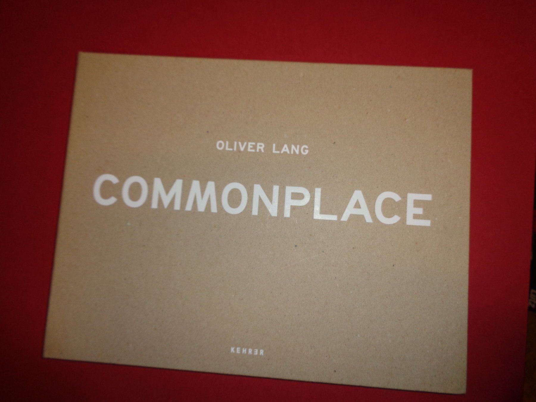 Livres: OLIVER Lang Commonplace Fotobuch – D'occasion à Welschenrohr par Regool 6