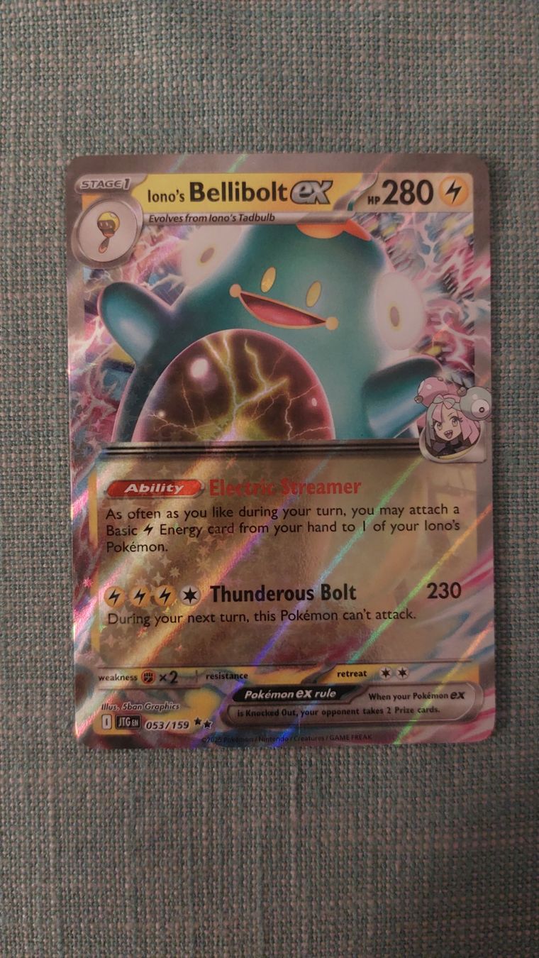 Pokémon Carte collezionabili: Iono's Bellibolt ex Journey Together – Nuovo (secondo la descrizione) da Bellinzona venduto da Pagur