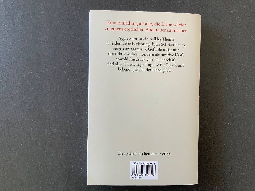 Livres: Peter Schellenbaum: Aggression zwischen Liebenden – D'occasion à Herzogenbuchsee par Crispy74 1