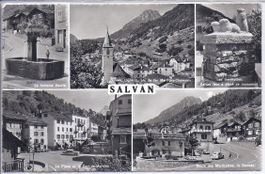SALVAN, carte en 5 vues