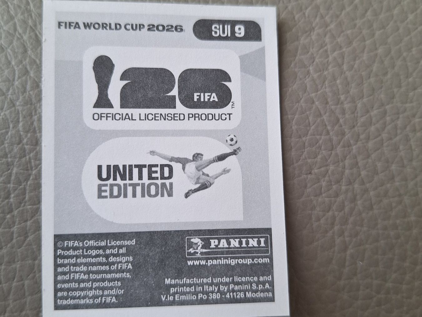 Panini Carte collezionabili: Panini WM 26 - Granit Xhaka- SUI9 – Nuovo (secondo la descrizione) da Tennwil venduto da mal_2fhf 1