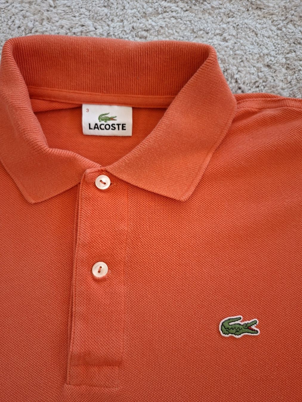 Lacoste Polo-Shirts: Polo Lacoste orange taille 3 occasion  – Gebraucht aus Renens VD von ser_j2fn 3