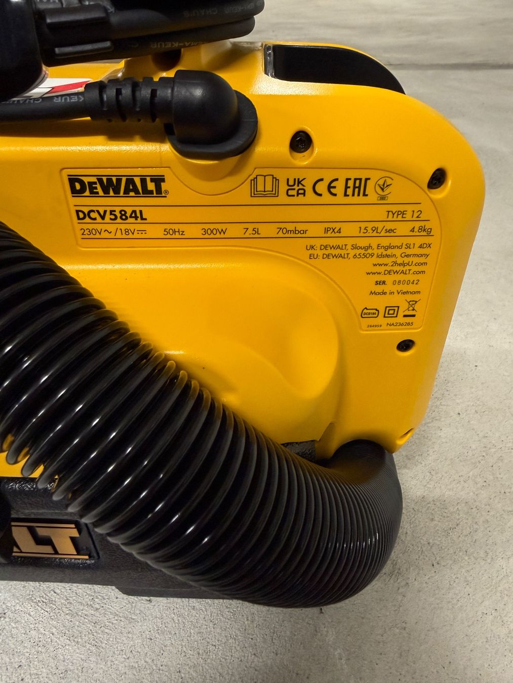 Dewalt Aspirateurs & Accessoires: DeWalt DCV584L Staubsauger – D'occasion à Gattikon par sirdoneric 4