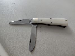 Taschenmesser Bear Hunter Classic Weiss 2 Klingen 60er Vinta