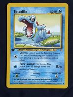 1st Edition Totodile Pokemon (Neo Genesis) - 81/111