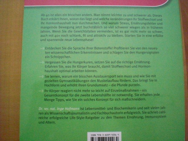 Libri: Schlank ab 40 - ein Erfolgsprogramm – Usato da Adliswil venduto da jauense 1
